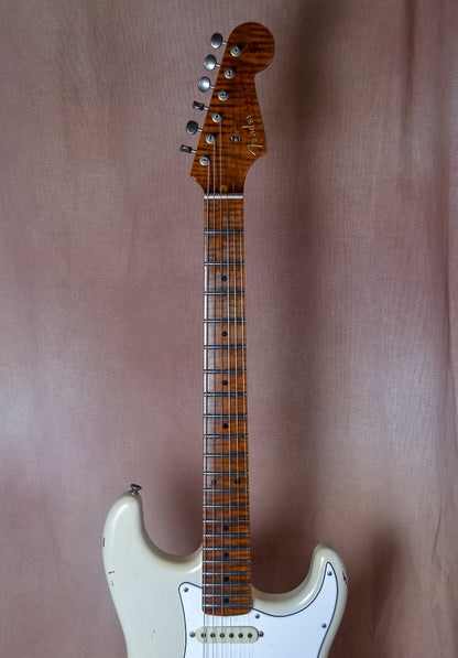 2018 Fender Custom Shop LTD Roasted Tomatillo Strat Maple Relic Aged '55 Desert Tan