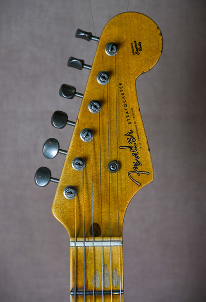 2018 Fender Custom Shop LTD '55 Relic Stratocaster Aged Faded Shoreline Gold