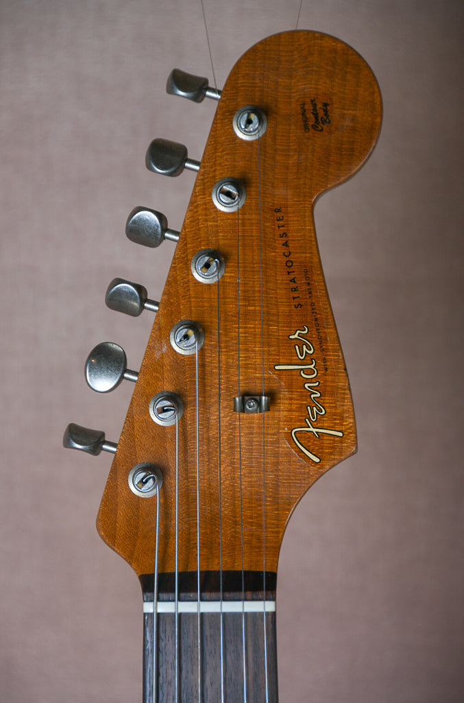 2018 Fender Custom Shop LTD Roasted Tomatillo Strat Rosewood Relic Wide Fade 3 Tone Sunburst