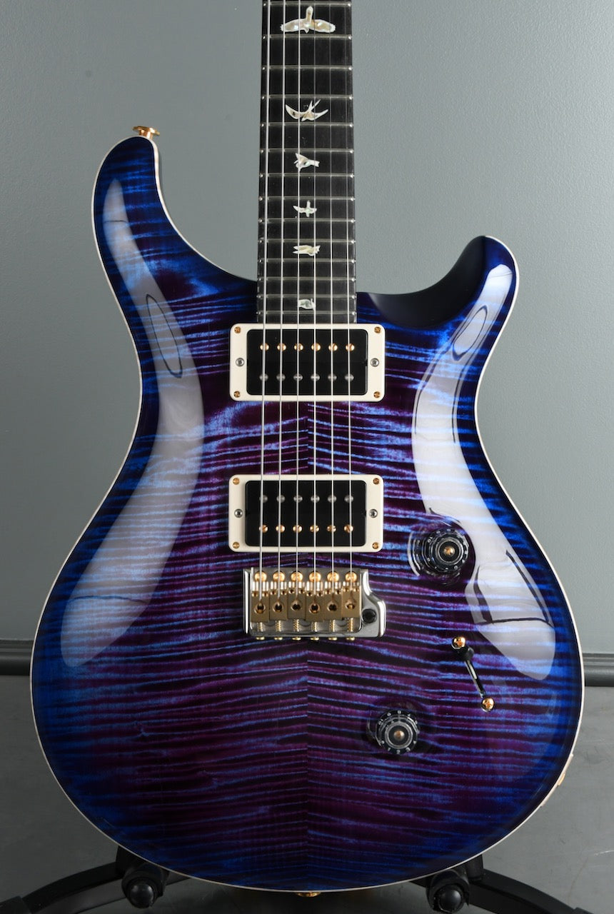 2020 PRS Custom 24 in Custom Color Violet Blue Burst 10 Top with Ebony ...