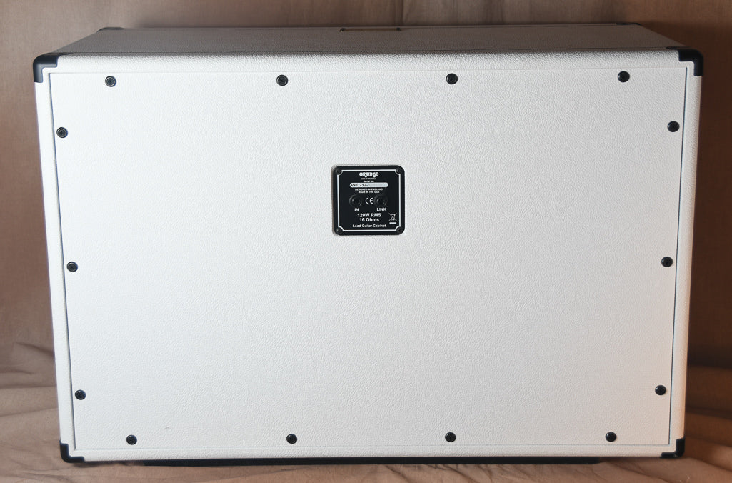 2014 Orange Anniversary Limited Edition 2x12 Cabinet White