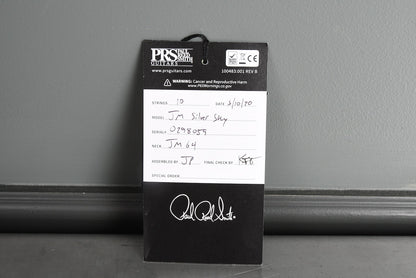 2020 Paul Reed Smith PRS John Mayer Silver Sky Midnight Rose Maple Neck