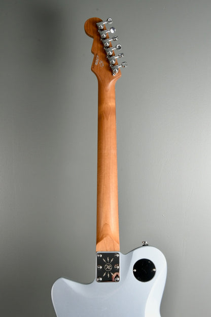 2020 Reverend Double Agent OG Metallic Silver Freeze