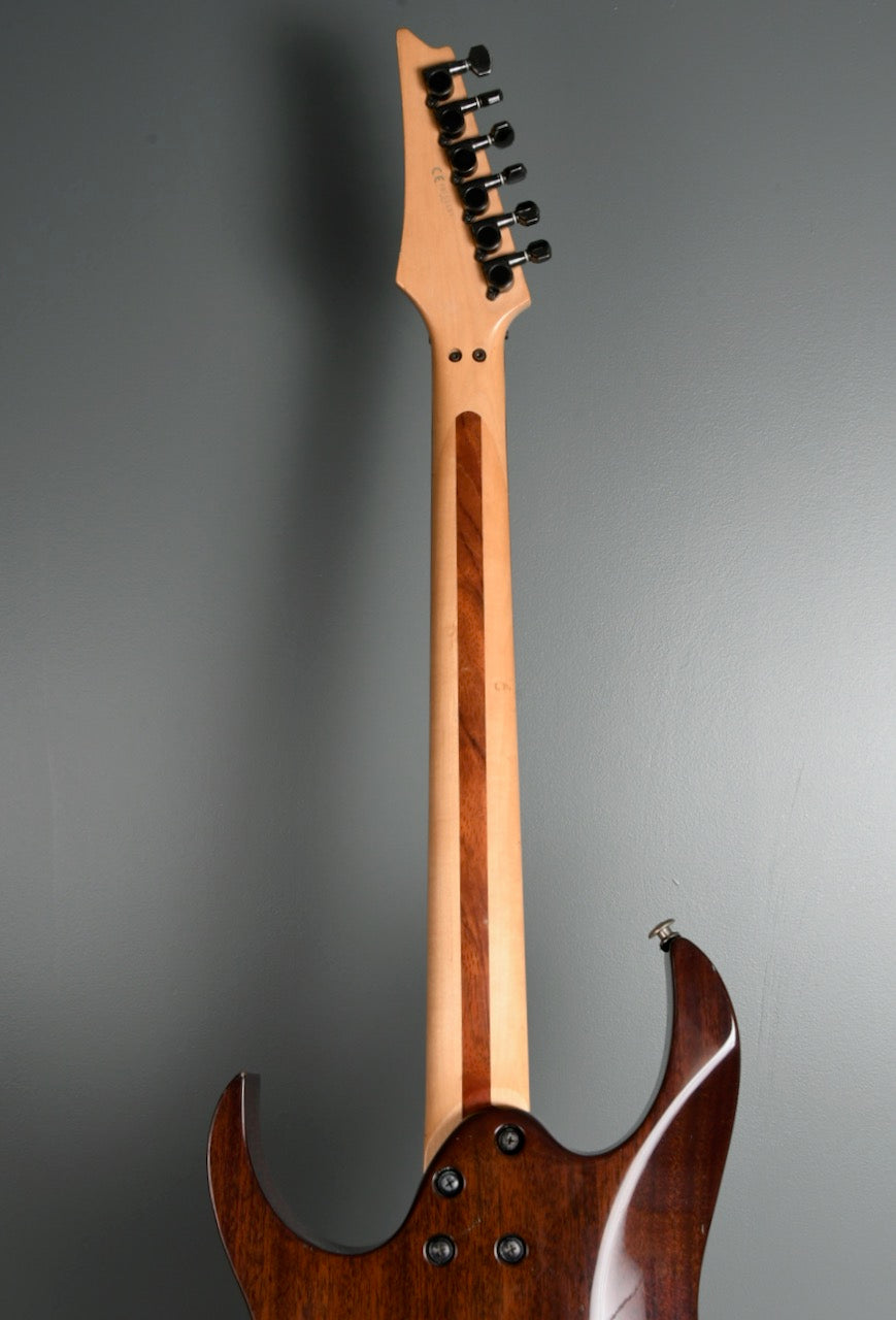 1997 Ibanez RG Series Trans Brown Quilt Finish