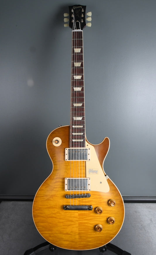 2019 Gibson 60th Anniversary Les Paul 1959 R9 Reissue Green Lemon Fade OHSC