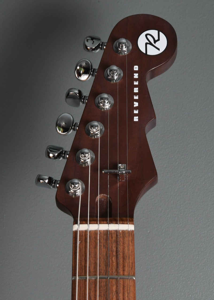 2020 Reverend Charger RA Trans Blue Flame Maple