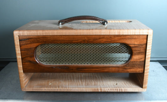 2008 Carol Ann Custom Wood Flame Maple Headshell