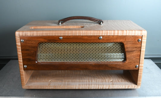 2008 Carol Ann Custom Wood Flame Maple Headshell