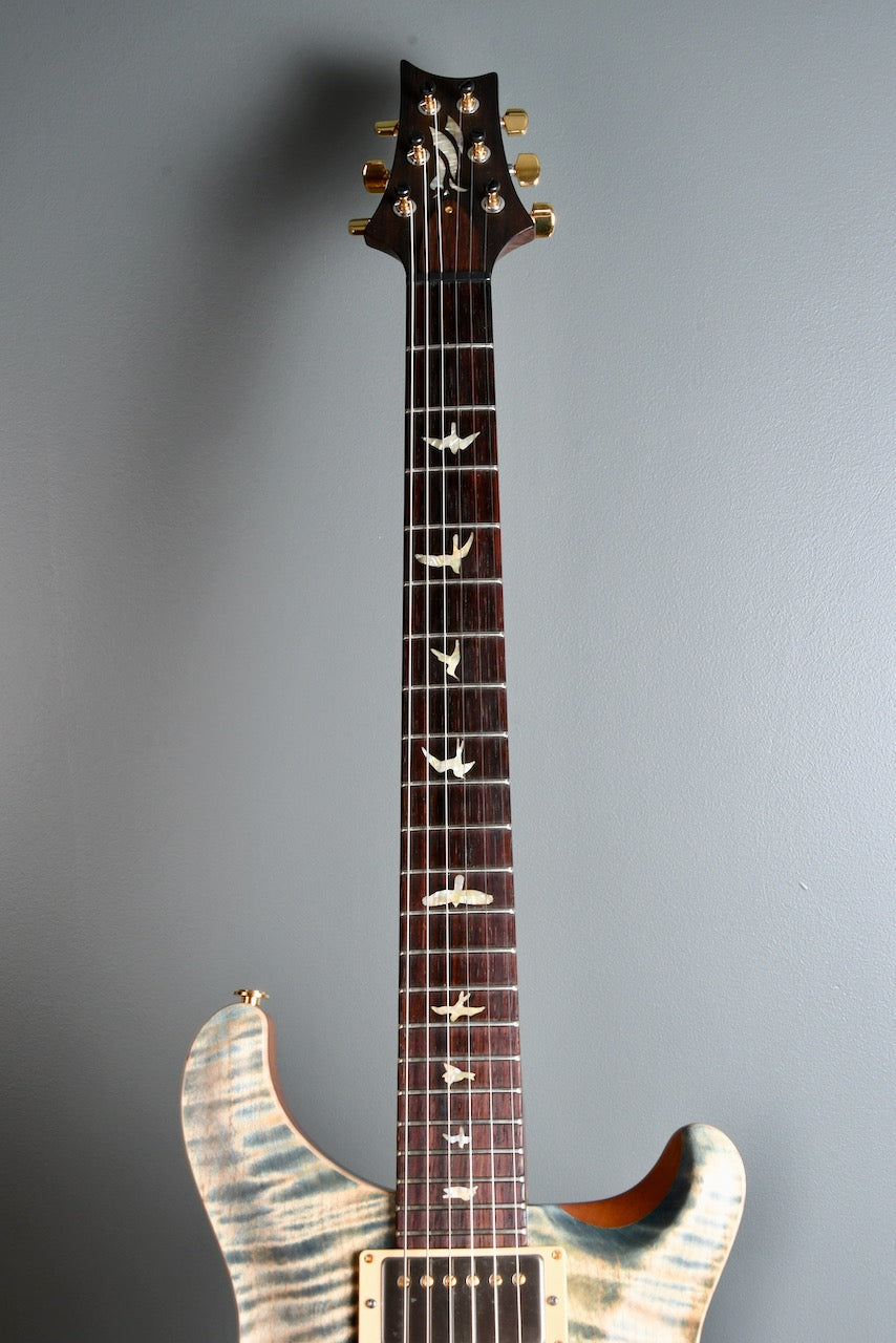 2006 PRS Modern Eagle Faded Blue Jean Brazilian Rosewood Neck