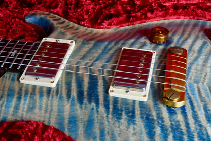 2006 PRS Modern Eagle Faded Blue Jean Brazilian Rosewood Neck