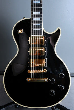 1989 Gibson Les Paul 35th Ann. Black Beauty Custom 3 Pickup