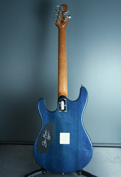 2017 NOS Ernie Ball Music Man Steve Morse BFR Tahitian Blue