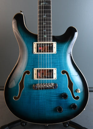 2020 PRS SE Hollowbody II Piezo Peacock Blue Burst