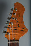 Novo Guitars Serus T90 Amber, German carve, rare Firestripe Pickguard, Lollar Gold Foils !
