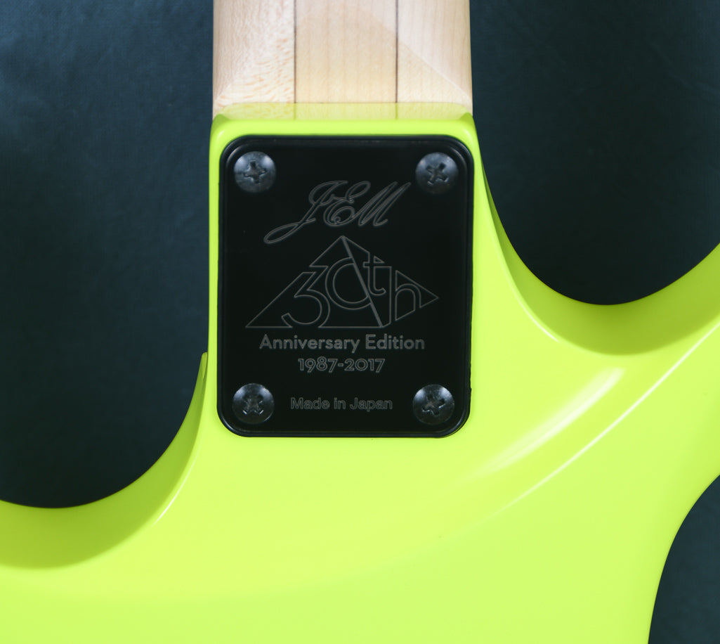 2017 Ibanez Steve Vai JEM777 30th Anniversary Desert Sun Yellow OHSC