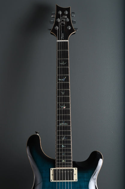 2020 PRS SE Hollowbody II Piezo Peacock Blue Burst