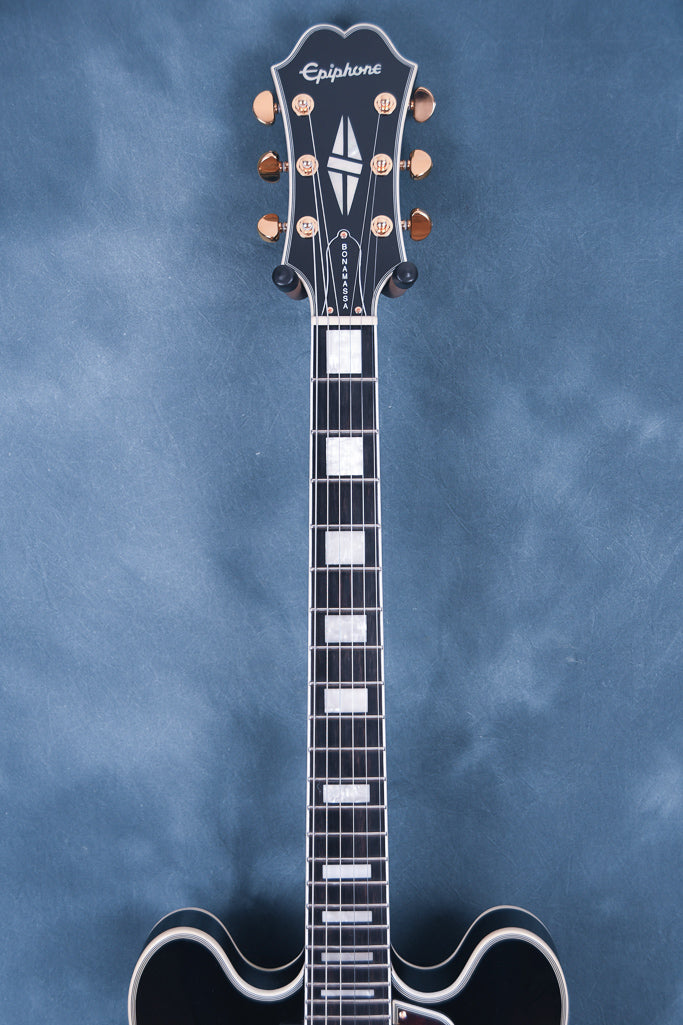 2018 Epiphone Joe Bonamassa ES 355 Standard Outfit Ebony with OHSC