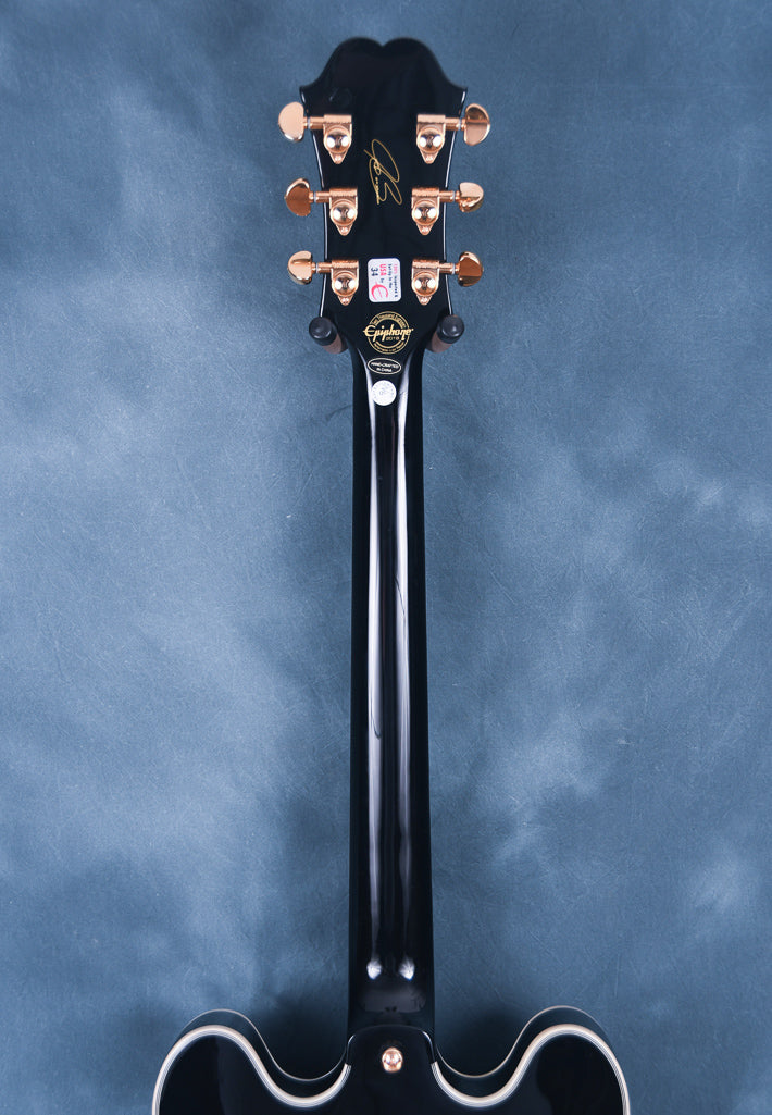 2018 Epiphone Joe Bonamassa ES 355 Standard Outfit Ebony with OHSC