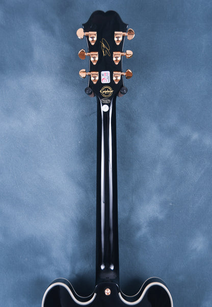 2018 Epiphone Joe Bonamassa ES 355 Standard Outfit Ebony with OHSC