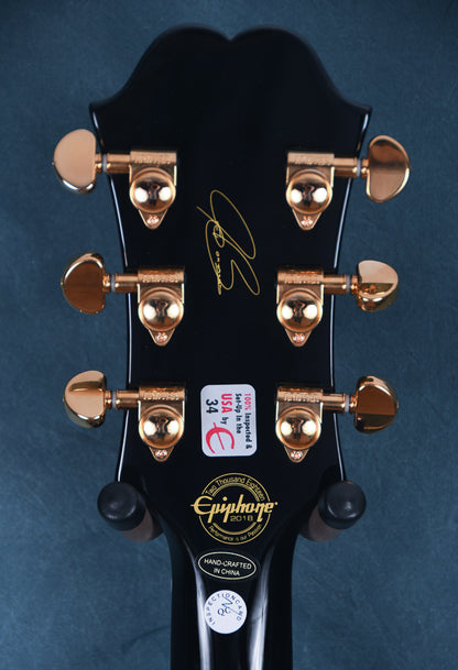 2018 Epiphone Joe Bonamassa ES 355 Standard Outfit Ebony with OHSC