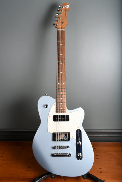 2020 Reverend Double Agent OG Metallic Silver Freeze