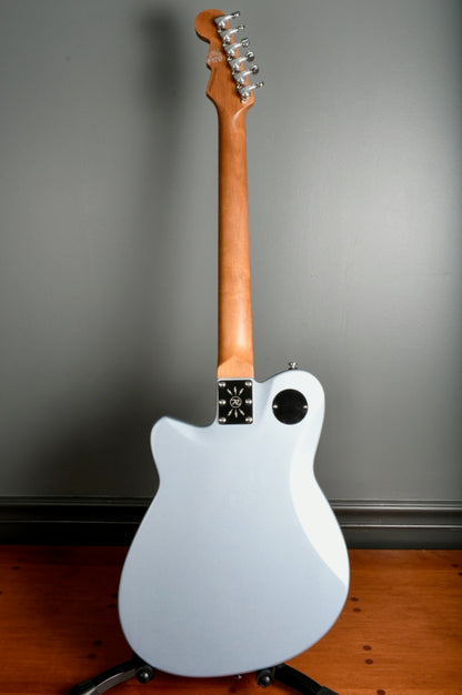 2020 Reverend Double Agent OG Metallic Silver Freeze