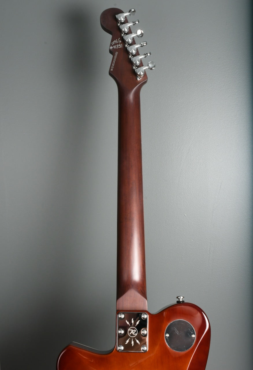 Reverend Charger RA *New Color* Trans Purple Flame Top