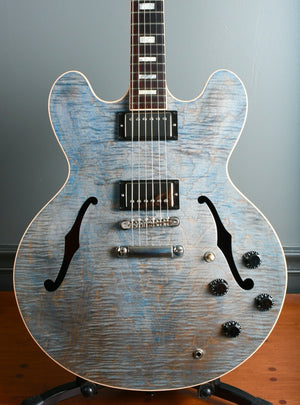 2015 Gibson Memphis ES-335 Figured Indigo Blue