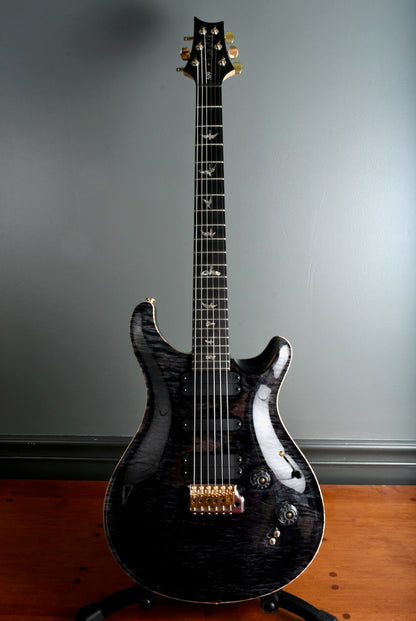 2020 Experience PRS 509 Grey Black 10 Top & Flamed Maple Neck/Ebony Board