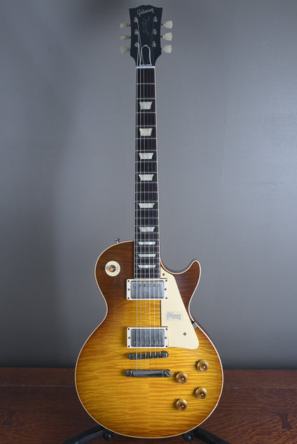 2019 Gibson 60th Anniversary Les Paul 1959 R9 Reissue Green Lemon Fade OHSC
