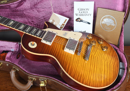 2019 Gibson 60th Anniversary Les Paul 1959 R9 Reissue Orange Sunset Fade OHSC
