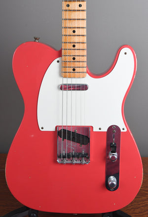 2014 Fender Custom Shop '50's Telecaster Relic Fiesta Red