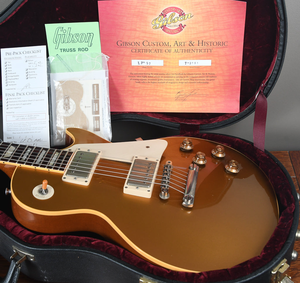 2003 Gibson Historic Les Paul ‘57 R7 Brazilian Goldtop OHSC