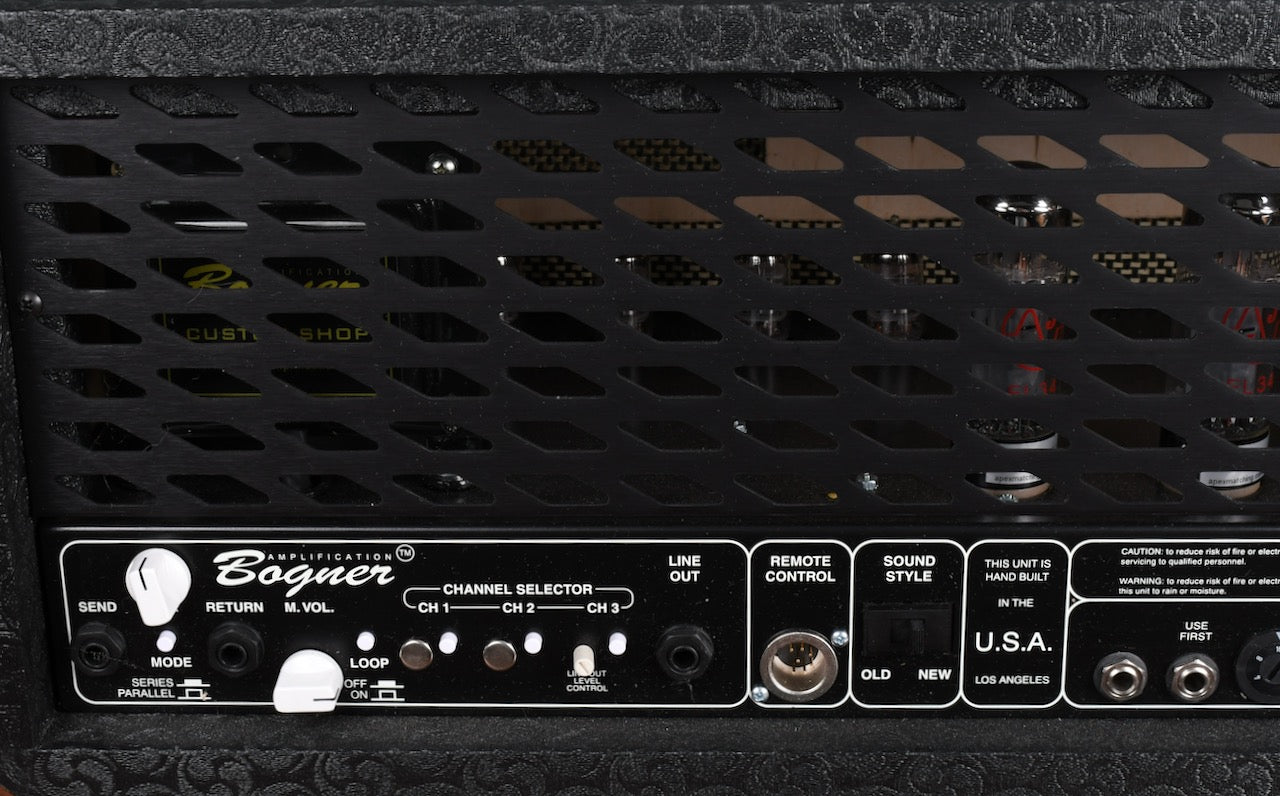 2019 Bogner Ecstasy 101B EL34 120 Watt Head Black Tolex