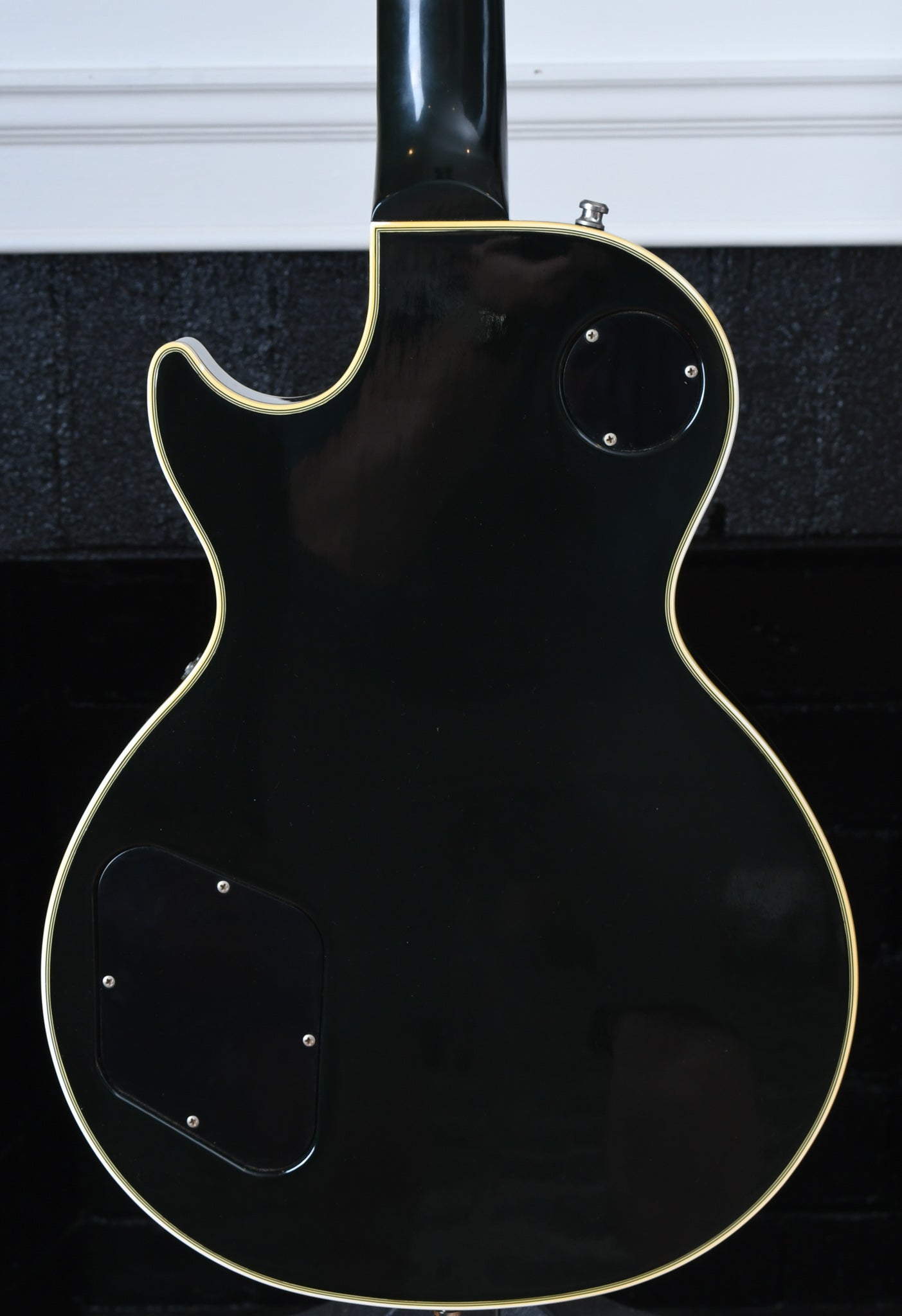 1984 Gibson Les Paul Custom Ebony - Special Order Chrome Hardware