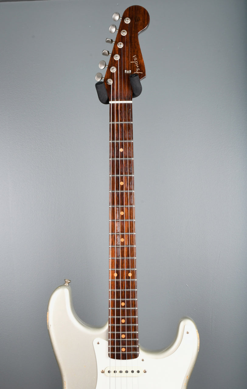 2017 Fender Stratocaster NAMM D Mag Inca Silver Relic Rosewood Neck!