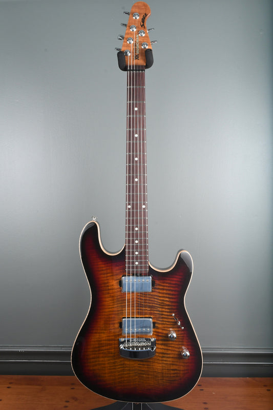 2020 Ernie Ball Music Man Sabre Bougie Burst