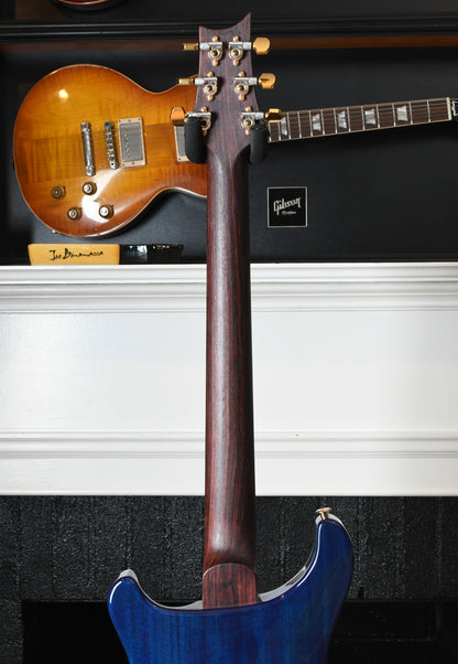 2022 Paul Reed Smith PRS Modern Eagle V *Wood Library* River Blue with Blue Burst Rosewood Neck