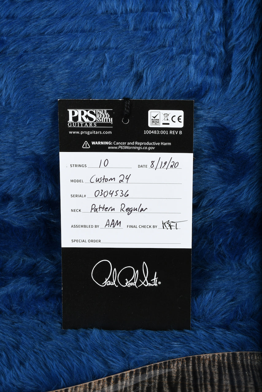 Paul Reed Smith PRS Custom 24 Charcoal Artist Package