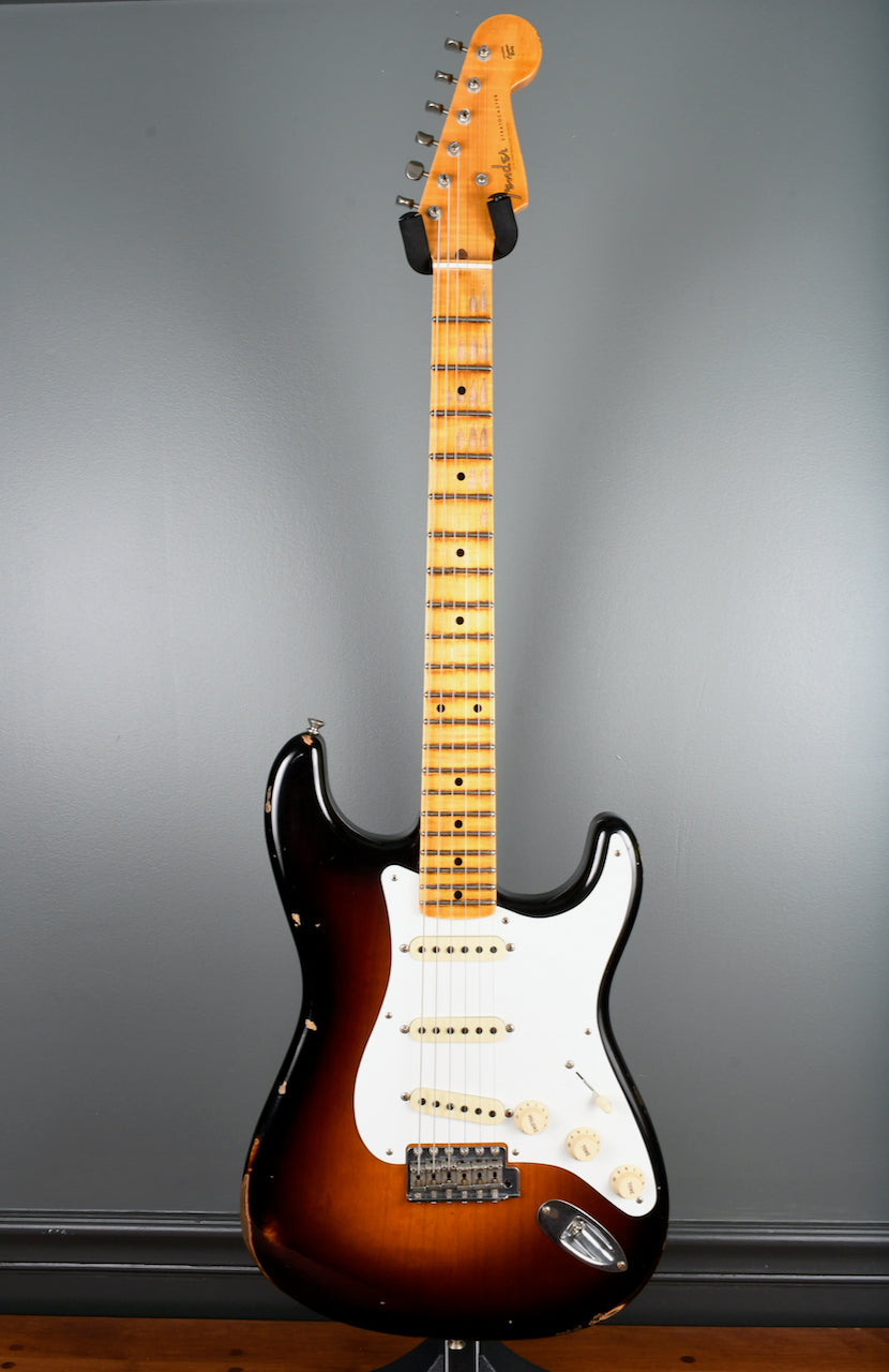 2017 Fender Custom Shop LTD 1956 Stratocaster Relic 2 Tone Sunburst