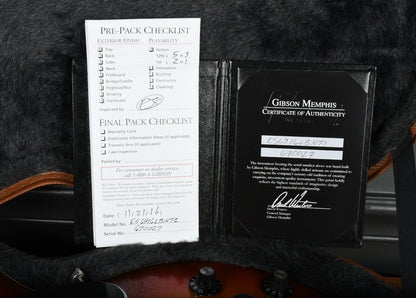2016 Gibson Memphis Late Sixties ES-335TD, Light Burst