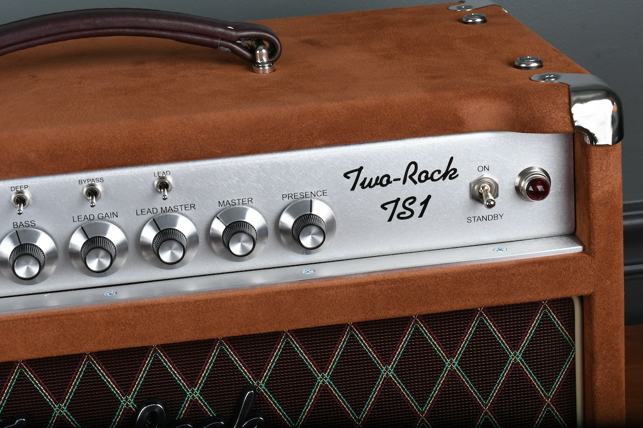 2020 Two Rock TS-1 100/50 Watt Head & 2x12 Set Tobacco Suede Diamond Cloth