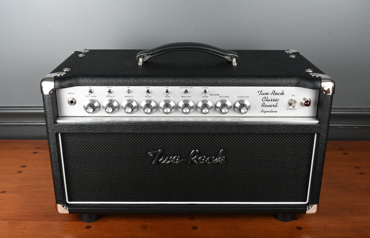 2020 Two Rock Classic Reverb Signature 100/50 Watt Head Black Tolex