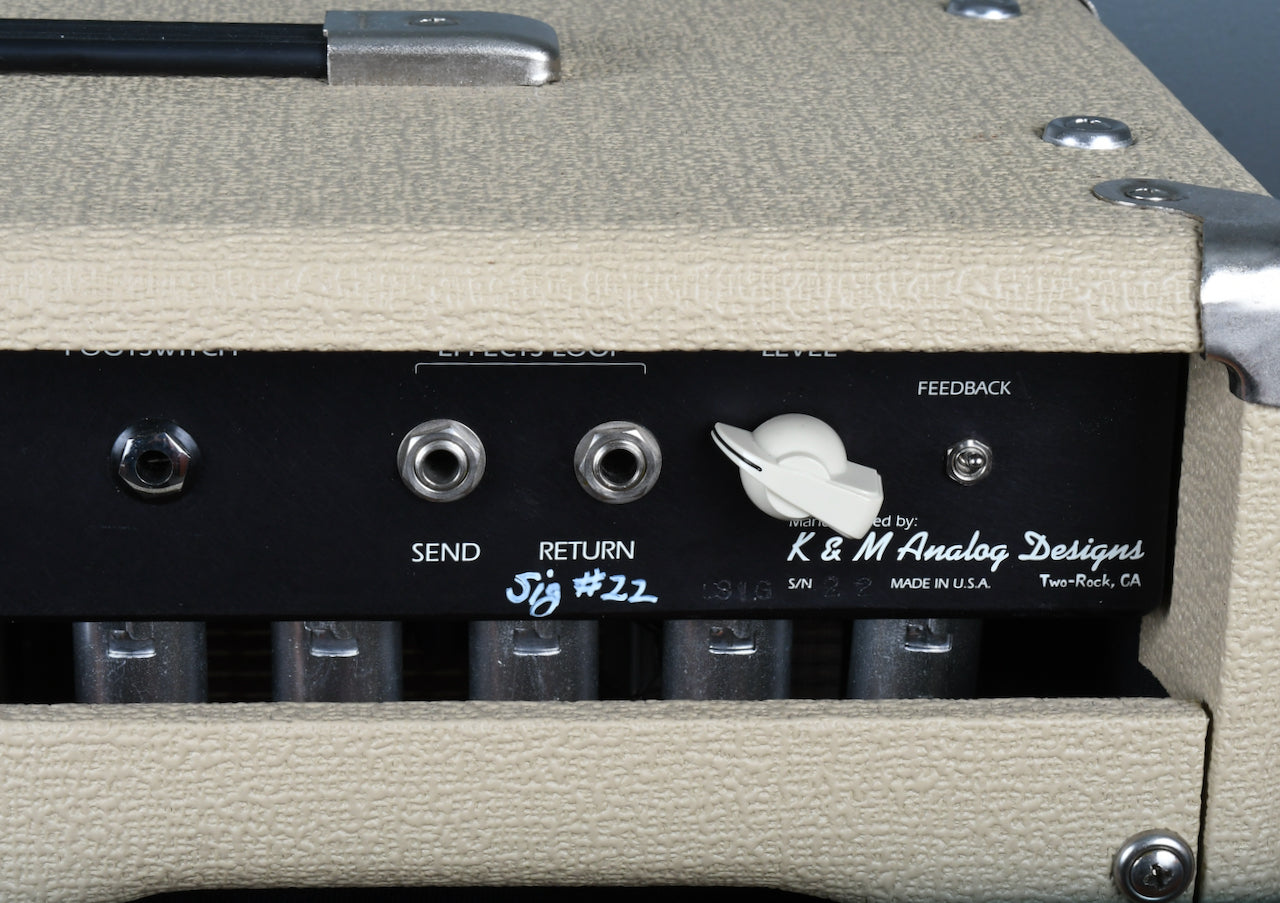 2006 Two Rock Custom Reverb Signature Blonde 50 Watt Head