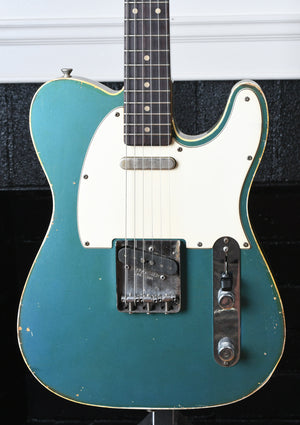 Danocaster Single Cut Faded Lake Placid Blue