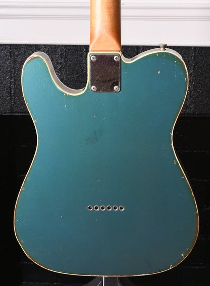 Danocaster Single Cut Faded Lake Placid Blue