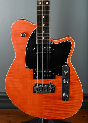 2020 Reverend Reeves Gabrels Signature Satin Orange Flame Maple