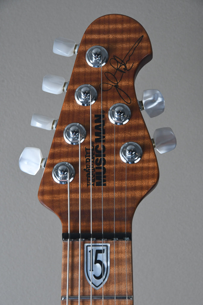 2019 Ernie Ball Music Man John Petrucci JP15 Teal Burst Ball Family Reserve