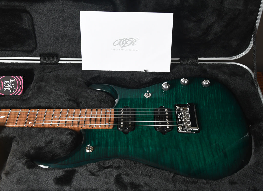 2019 Ernie Ball Music Man John Petrucci JP15 Teal Burst Ball Family Reserve