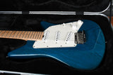 2011 Ernie Ball Music Man Albert SSS Tremolo Transparent Blue